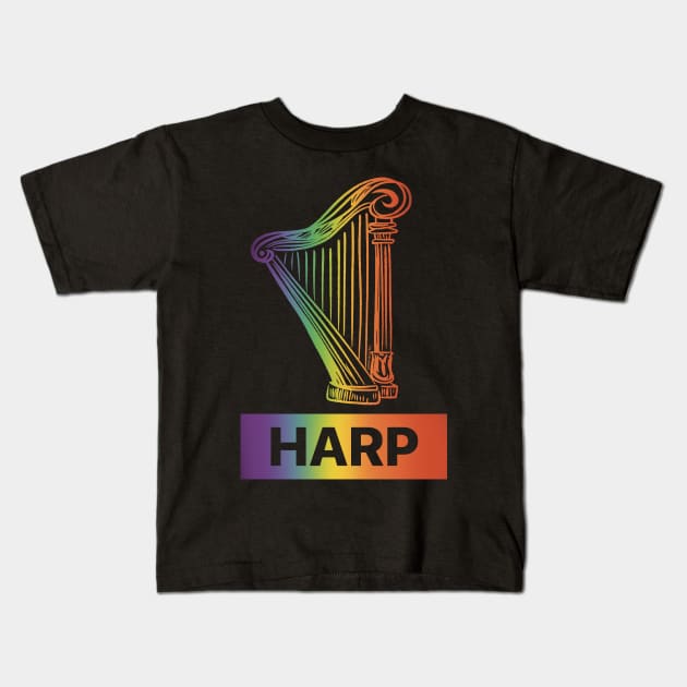 Hope Harp v5 Kids T-Shirt by SherringenergyTeez